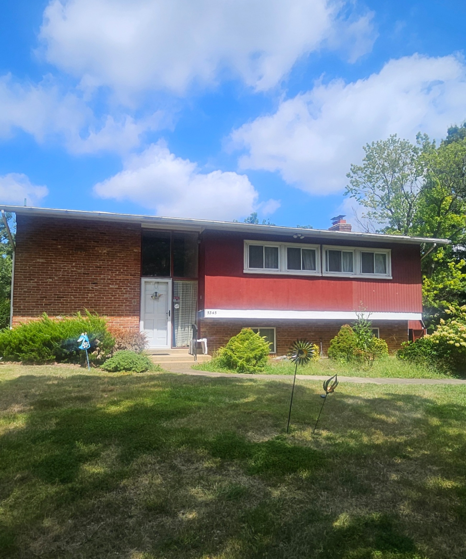 Exterior before painting