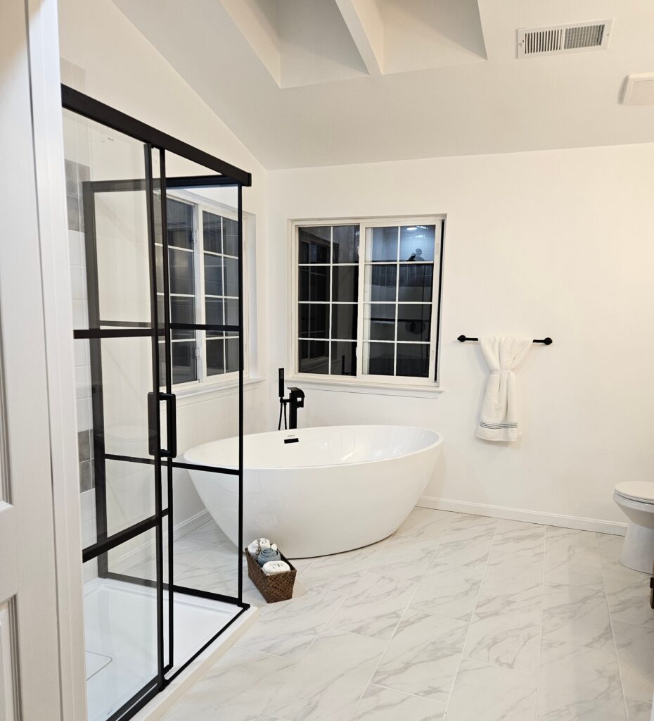 Bathroom remodeling project